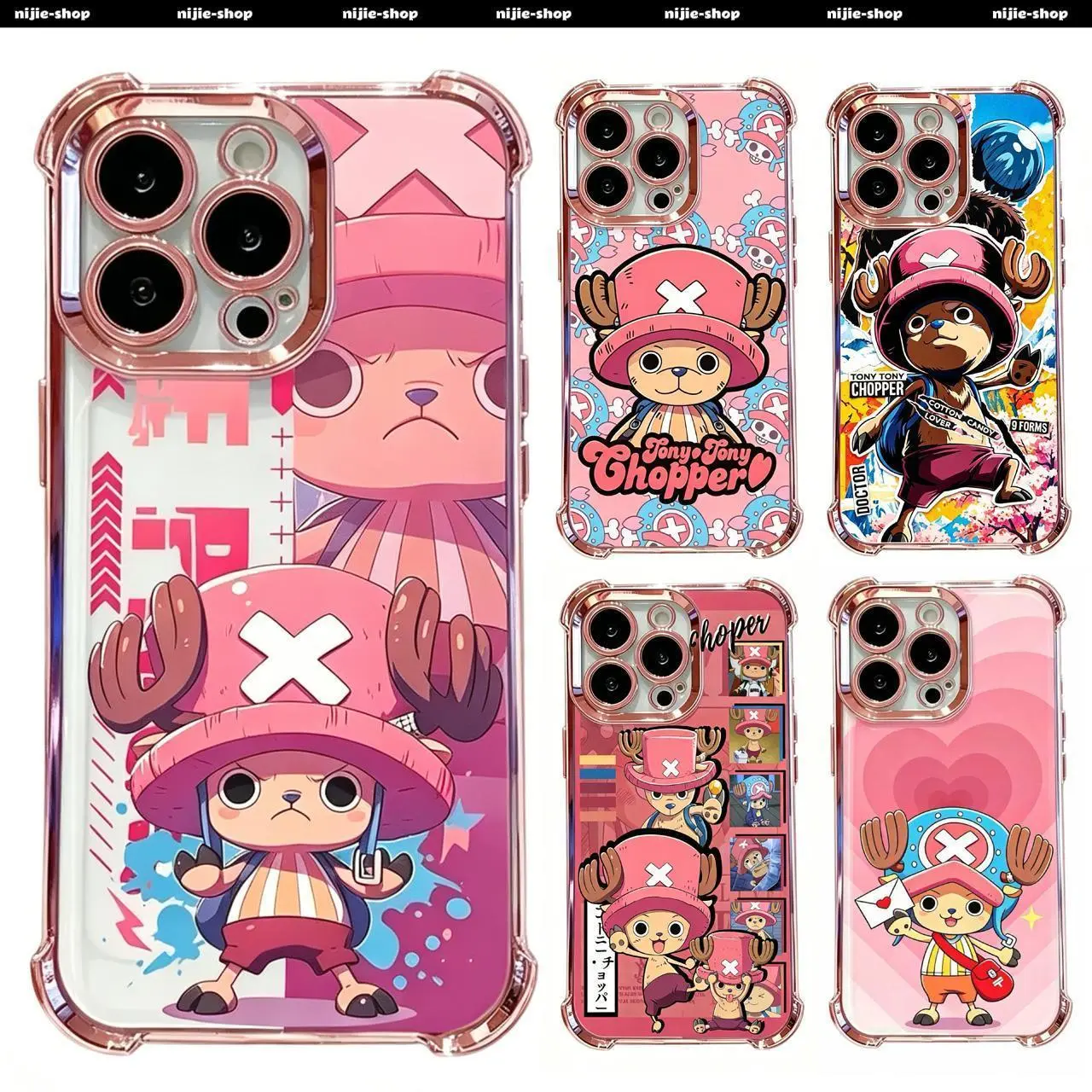 Anime Chopper Phone Case Suitable for IPhone 17 Promax 16 15 14 13 12 11  Pro Max Air X XSMAX Plus & Samsung Galaxy S26 S25 S24 S23 S22 S21 Anime lover EDGE Ultra Plus FE Anti Fall Transparent Soft Back Cover, Durable Material Protection Protective, Iphon