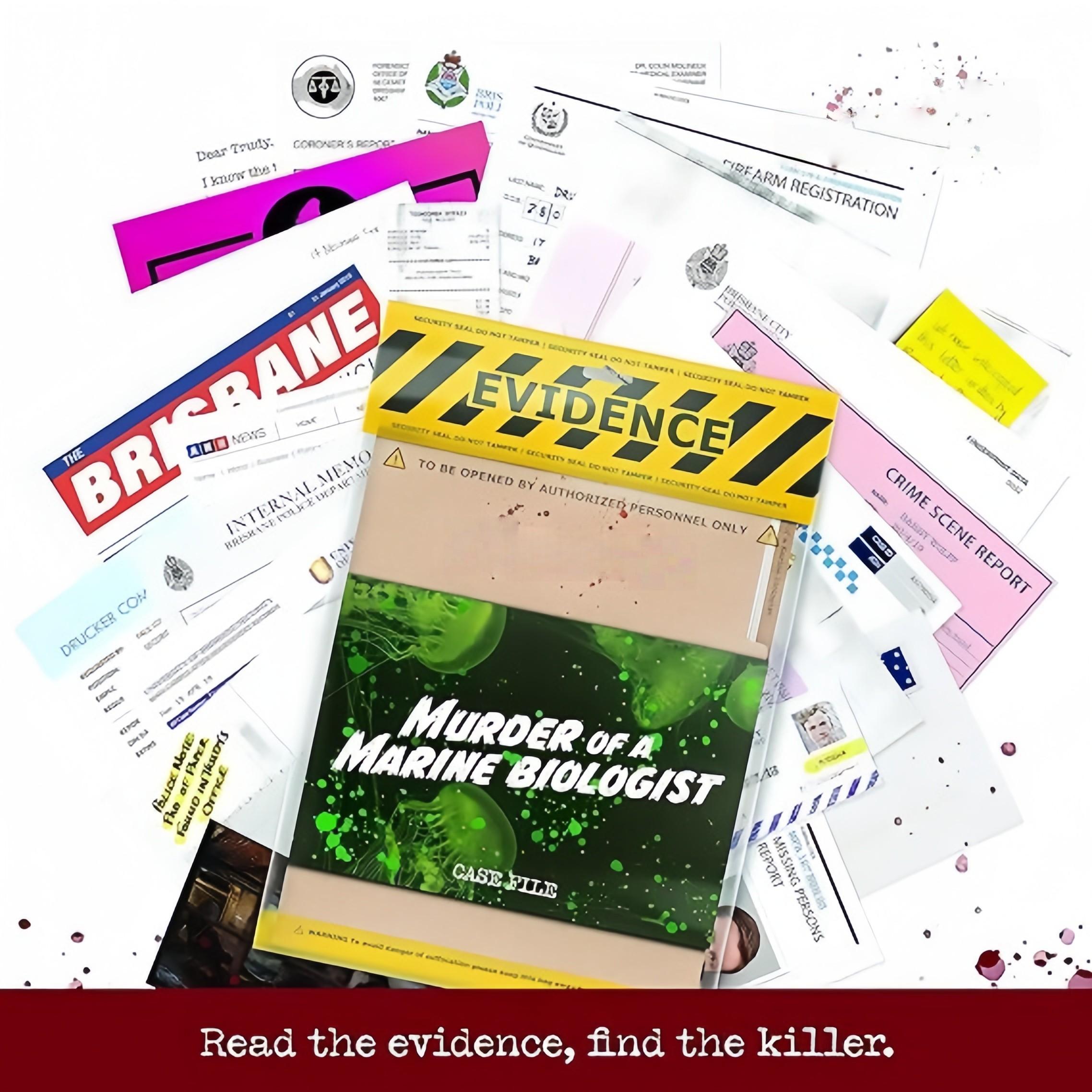 Detective Mystery Puzzle Game, Cold Case File Investigation, Detective ...