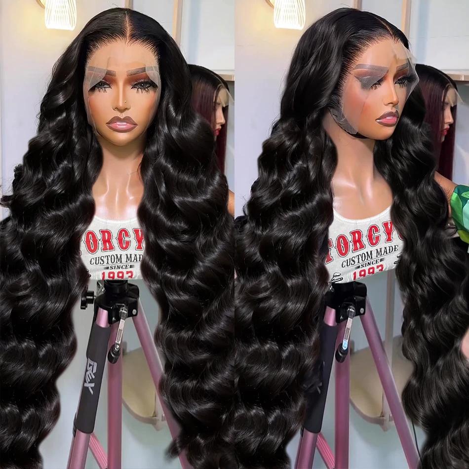 Bling Hair HD Lace Wig 13x6 100% Brazilian Body Wave 180 Density 40 Inch Lace Front Human Hair Wigs Pre Plucked Natural Hairline #dealsforyoudays