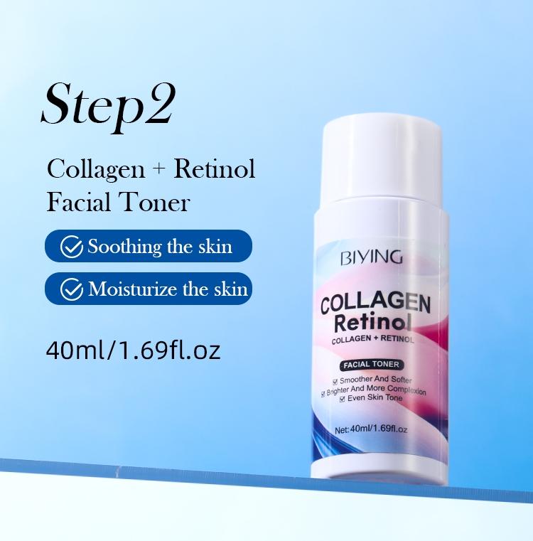 Collagen Retinol Skin Renewal Set, Firming Softening Brightening Even Tone, Skincare, Face Care Essentials