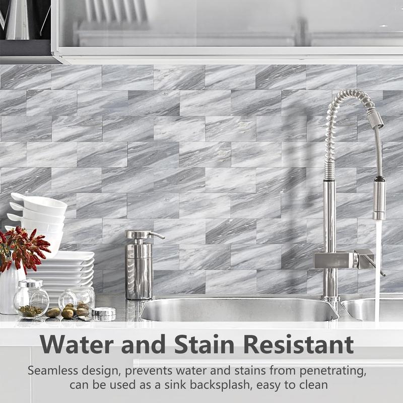 STICKGOO 100Pcs Peel and Stick Backsplash, 3" x 6" PVC Wall Tile, Stick on Backsplash for Kitchen/Bathroom/Fireplace - Calacatta Gold Decor Decorative STICKGOO 100Pcs Peel and Stick Backsplash, 3" x 6" PVC Wall Tile, Stick on Backsplash for Kitchen/Bathroom/Fireplace - Calacatta Gold Decor Decorative