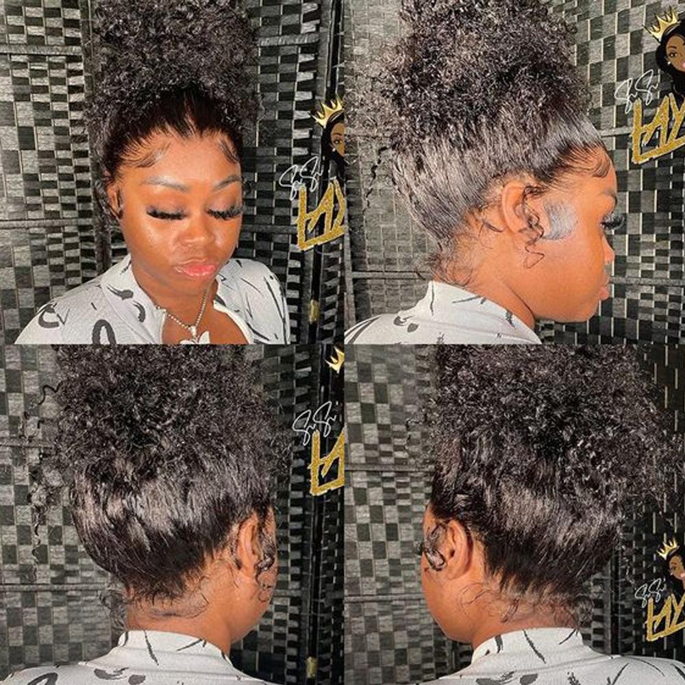 Bling Hair 30 34 Inch Curly Wigs 13x4 HD Lace Front Human Hair Deep Wave 13x6 Lace Frontal Wig Brazilian 180 density For Women