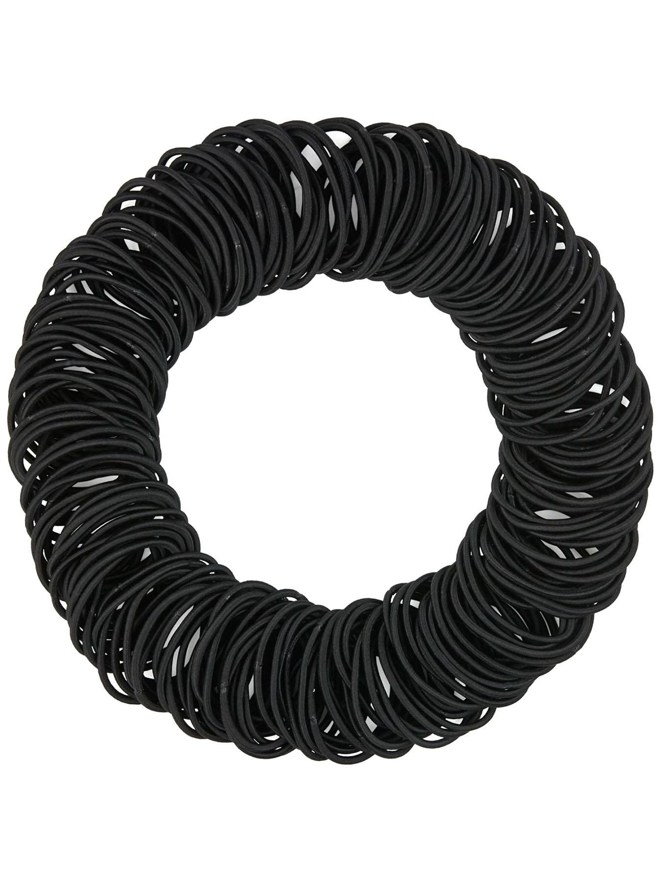 100 Pcs Hair Ties Set, 4cm Bright Color Value Pack, No Metal Ponytail Holder, Suitable for All Hair Types, Women & Men, Casual Style, Scrunchie, Elastic hair accessory, Scrunchies, Hair Ties No Damage