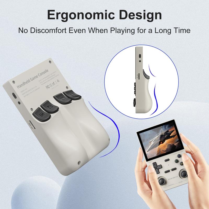 YLW GAMINJA K36 Portable Handheld Game Console, 3.5 Inch HD IPS Screen Handheld Retro Game Player, Rechargeable Gaming Device with 16000+ Games & 20+ Simulators