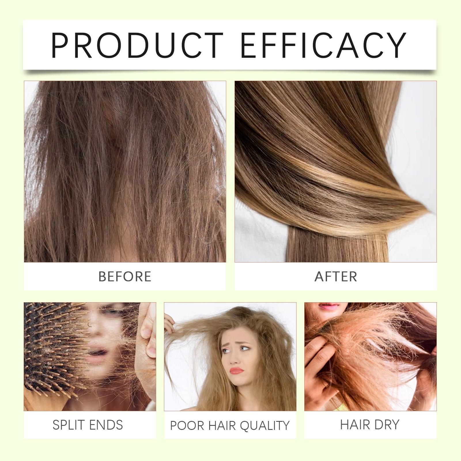 Ouhoe Nourishing Hair Mask, Smooths and Repairs Scalp and Roots, Brightens Hair with Citrus Scent, Moisturizing Hair Care