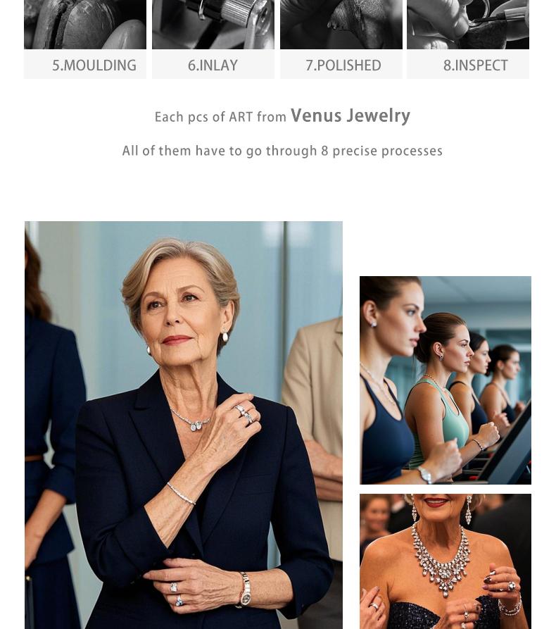 [Venus Jewelry] Lab Created Gemstone  3 CCT Clear Oval Shape Solid Silver 925 Ring