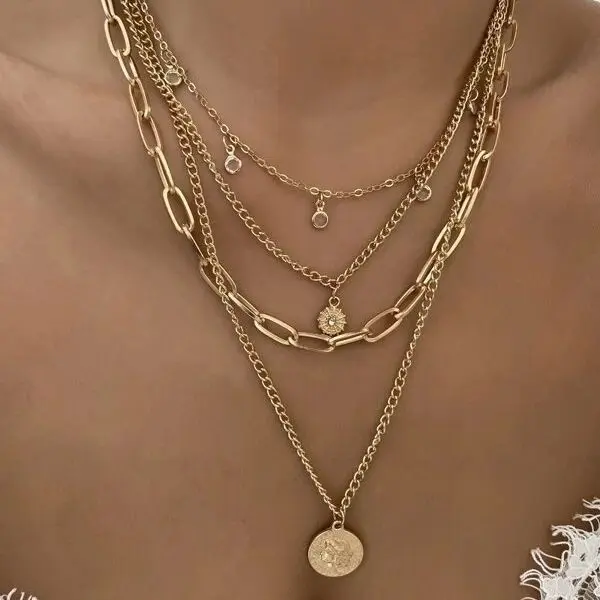 LY-Metal Portrait Coin Necklace 03