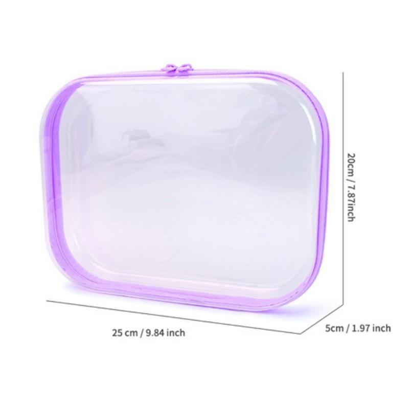 Transparent Storage Box Set, Toy Marker Makeup Organizer Bag, Cosmetic Storage Box, Home Socks Underwear Zipper Desktop Container, Universal Use, Multifunctional Organizer