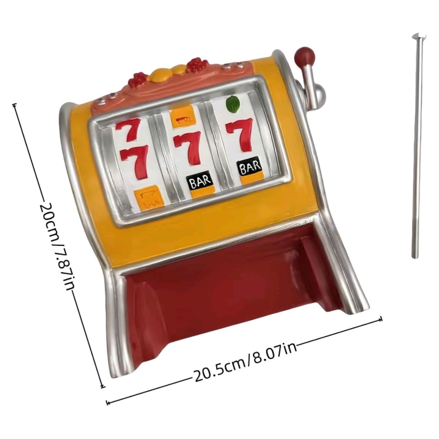 New Slot Machine Toilet Paper Holder, Retro Casino Style Bathroom Decor, Creative Roll Dispenser, Fun Home Accessory, Metal Edge, Vintage Slot Machine