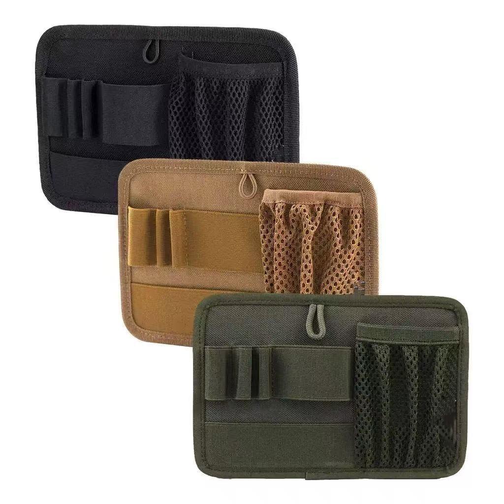 EDC Organizer Pouch - Tactical Modular Admin Pouch with Elastic Holders & Mesh Pocket, MOLLE Compatible for Tactical Vest & Backpack