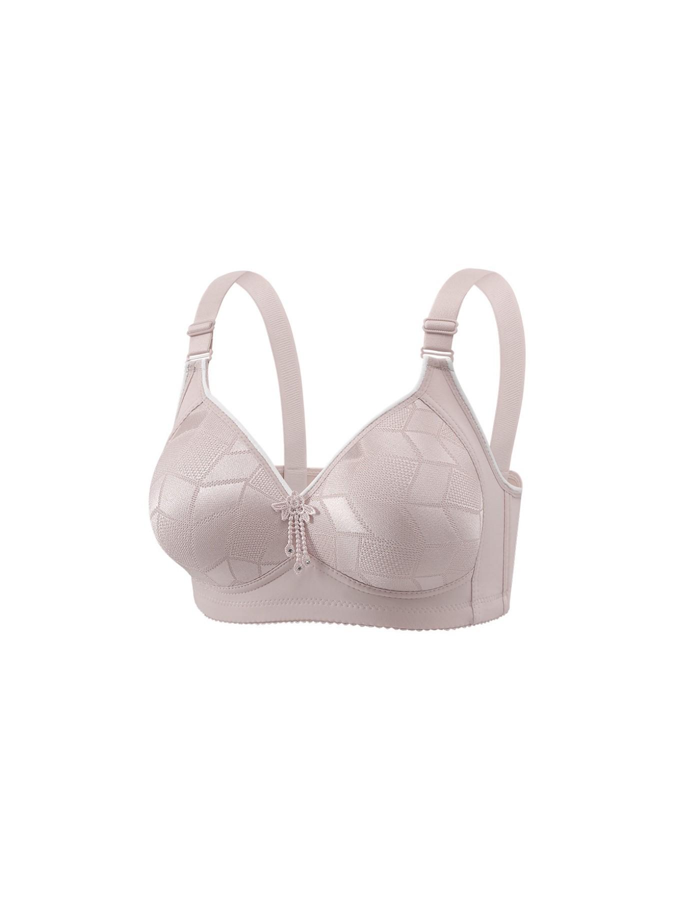 4-Pack Wireless Push-Up Bras, Seamless Comfort Fit, Elegant Daily Wear Underwear, Breathable Soft Fabric, Full Coverage All-Day Support
