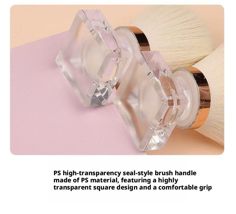 Soft Fluffy Makeup Brush Nail Dust Remover Brush Foundation Brush Mushroom Head Beauty Cosmetic Tool