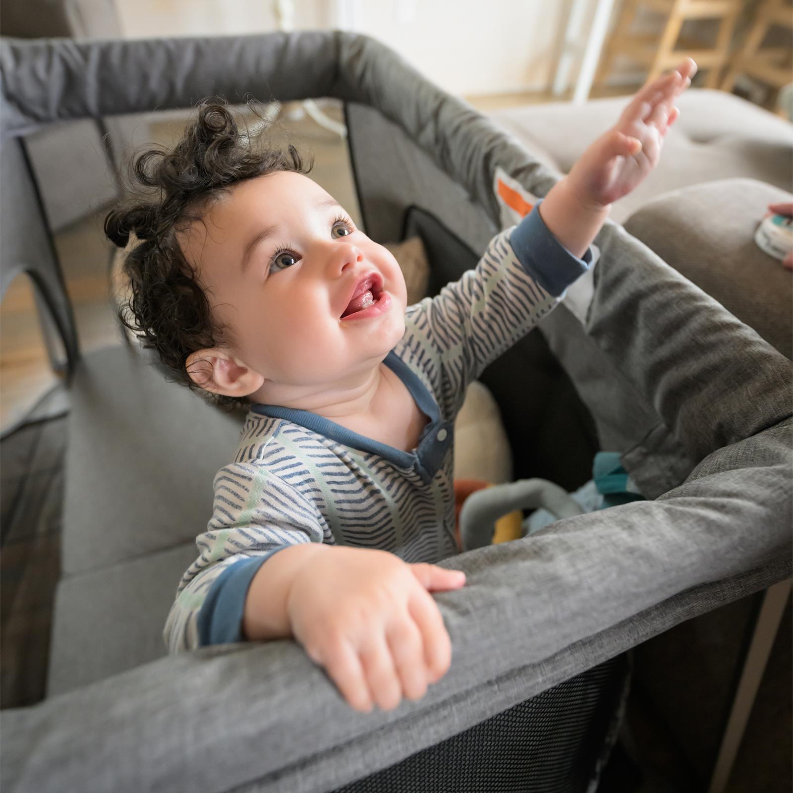 HARPPA Rossi | Lightweight Pack n Play Travel Crib & Playard – Portable Foldable Playpen with Mattress, for Newborns, Infants & Toddlers