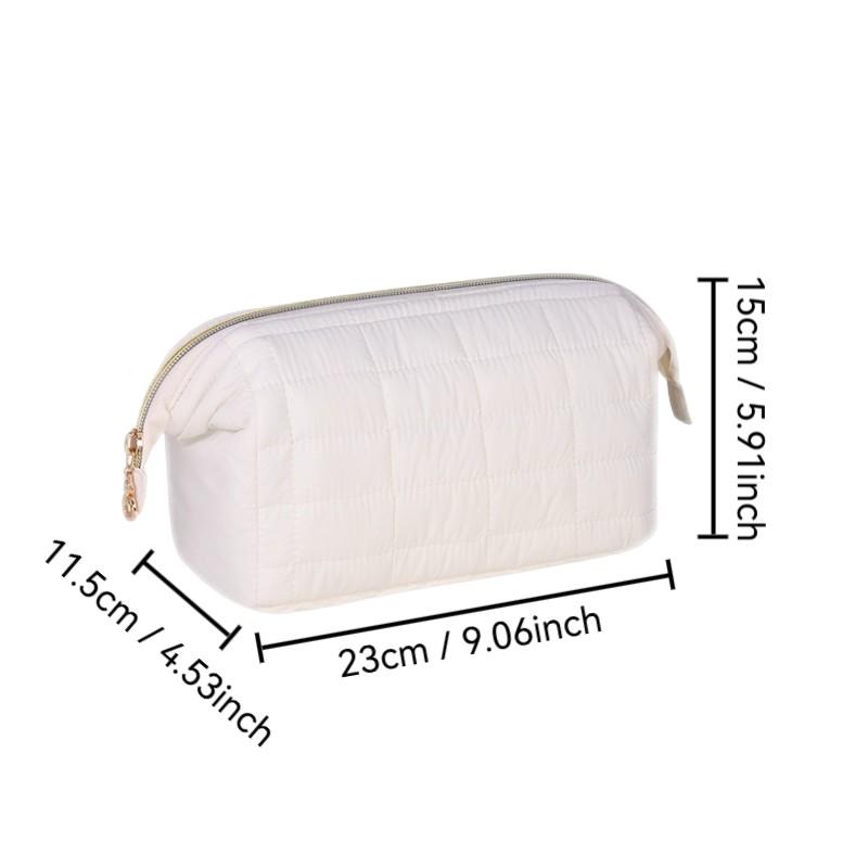 Portable Makeup Bag, Lightweight Polyester Cosmetic Organizer, Ideal for Home, Outings, Parties, Perfect Gift for Halloween, Christmas, Birthday