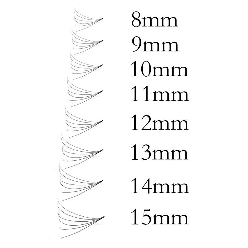 1000 Fans Premade Fans Eyelash Extensions,4D-5D-6D-7D, 0.07mm Thickness, Natural & Volume,8-15mm / Mixed Length, C / D Curl, Loose Fans, Easy to carry, Travel, Daily Commute, Evening Party