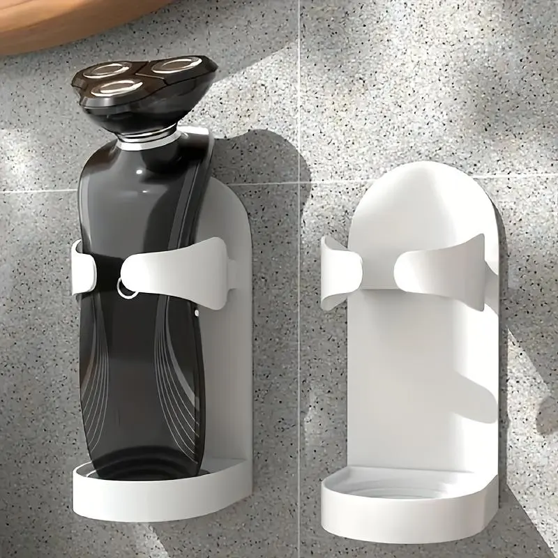 Blade Holder Razor Hook Electric Razor Razor Wall Mount Holder Traceless Toothbrush Holder Space Saving Storage Holder Bathroom Accessories Shower Hook Razor