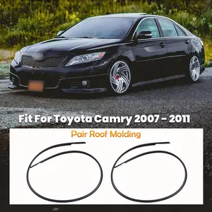 2007-2011 Toyota Camry Roof Drip Molding Seal| Left and Right 2PC| OEM Replacement 75555-06030 75556-06030| Rubber Weatherstrip Trim Strip| Leak-Proof Sealing