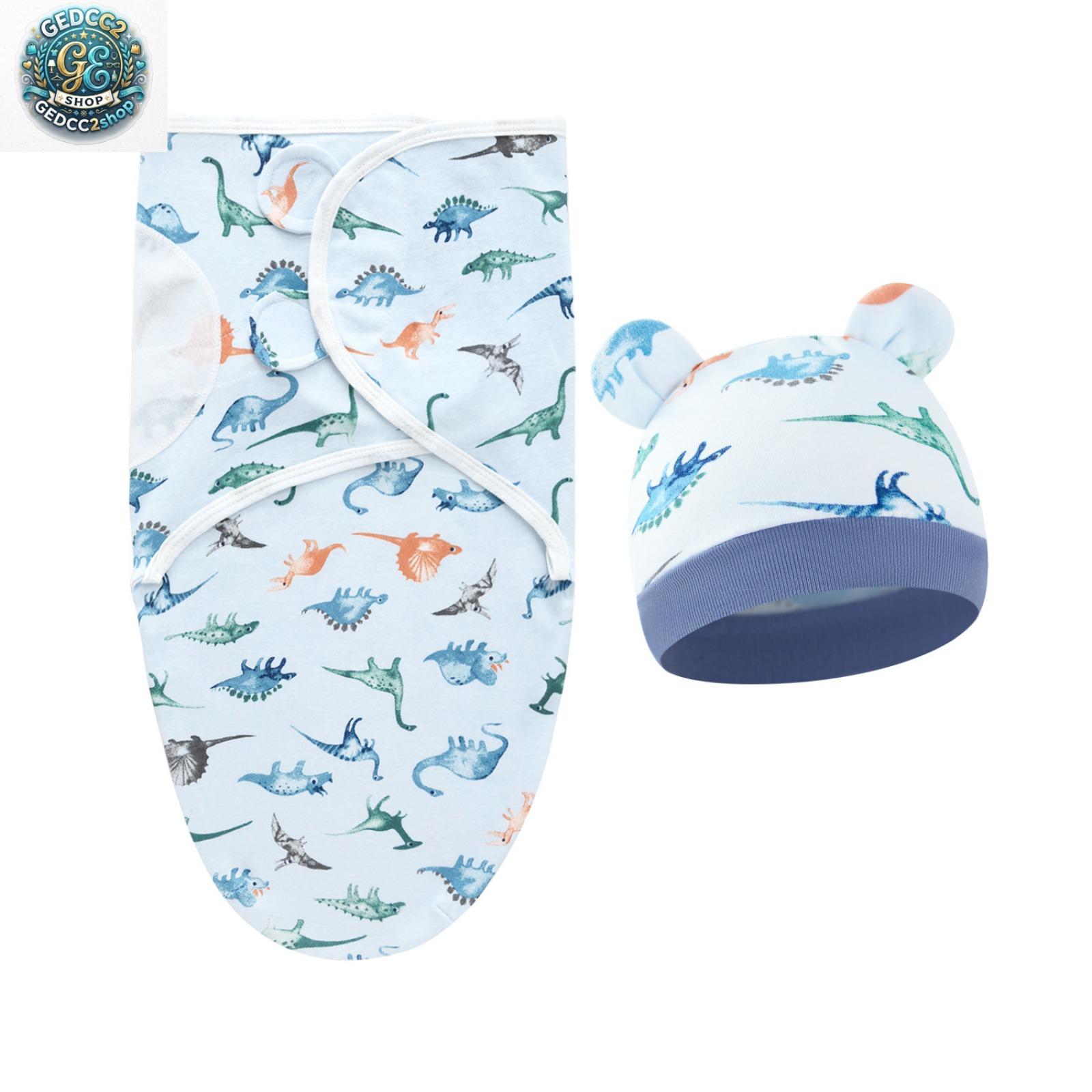 100% Cotton Baby Swaddle Blanket, Newborn Swaddle Wrap for 0-6 Months, Lightweight Infant Sleep Sack for Spring, Summer & Fall