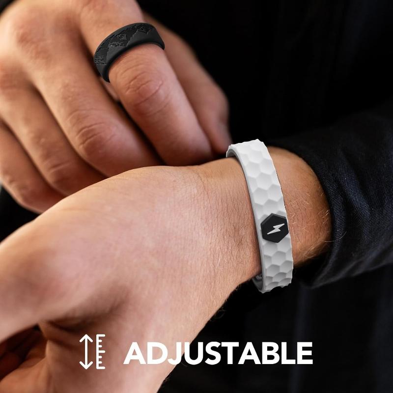 1pc Universal Anti-Static Wristband, Adjustable Silicone Sport Bracelet, Unisex Electrostatic Elimination Band with Comfortable Fit Design