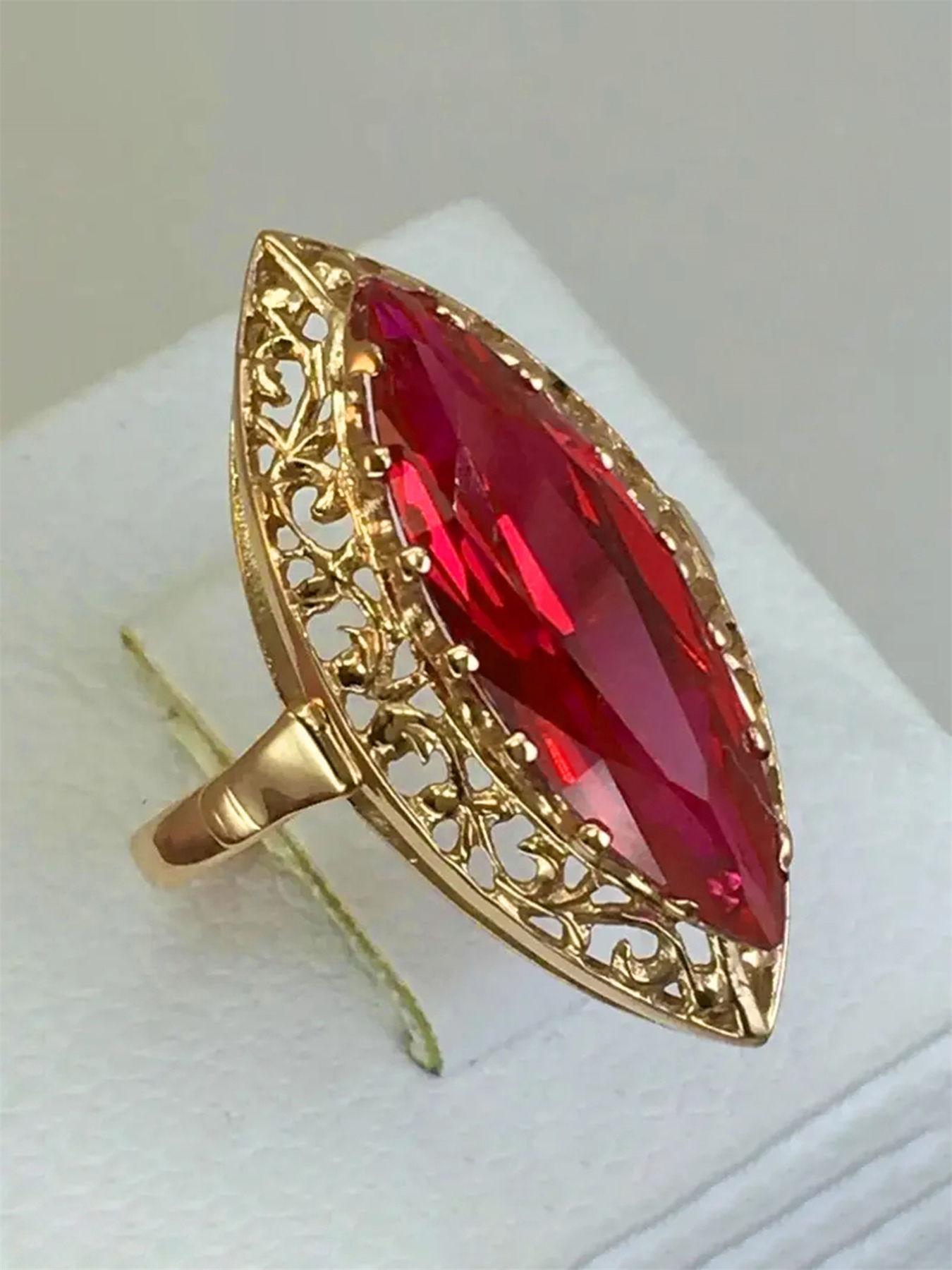 1 PC Gorgeous Cubic Zirconia Gemstone Ring For Women For Valentine's Day Gift Wedding Anniversary Party Jewelry Cubic Zirconia Rings