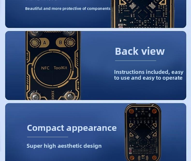 Chameleon Ultra Access Control Card Copier Duplicator with Full Function Reset for IC ID Cards Wireless Mechanical Keyboard Gaming PC RGB Safe