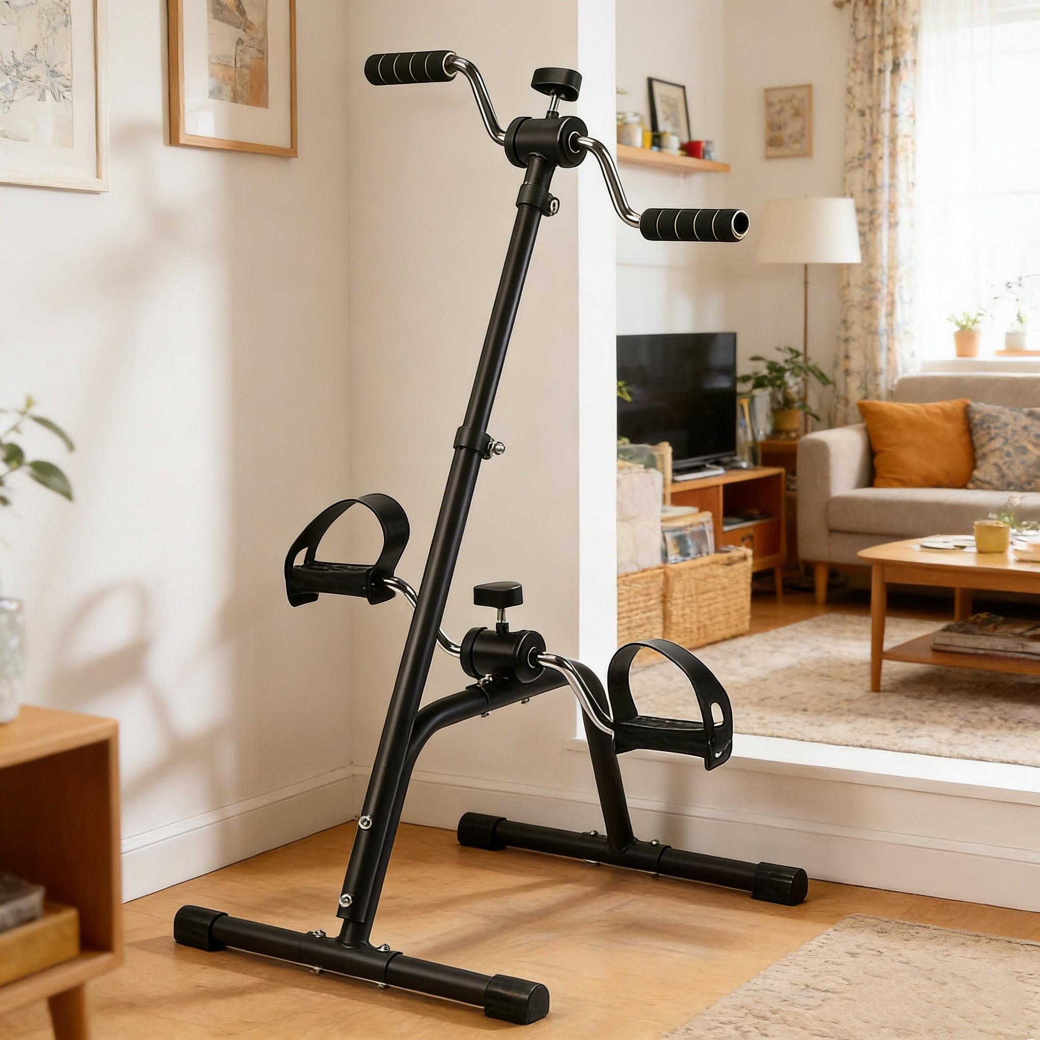 Adjustable Resistance Upper & Lower Limb Rehabilitation Bike, Non-Slip Handles, Stable Structure, Ideal for Home, Hospital, Office Use