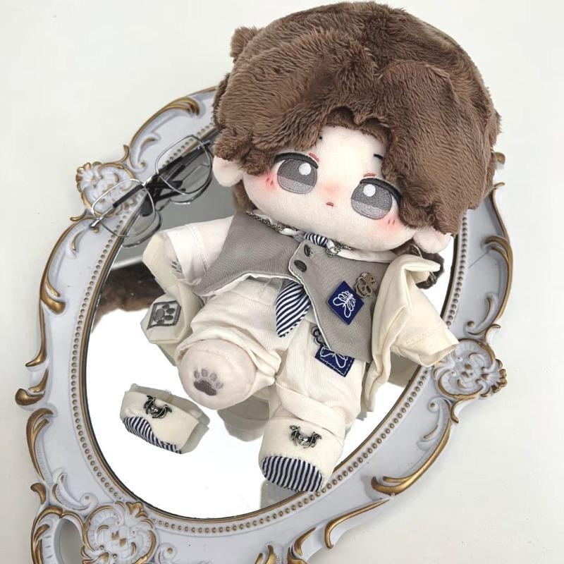 20cm Game Far Beyond the World Yi Yu Kawaii Cosplay Soft Cotton Doll Body With Skeleton Anime Plushies Toy Figures Fans Gifts