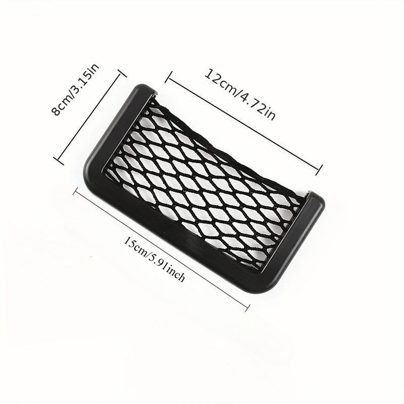 1pc Car Modeling Storage Net Box Accessories Sticker/car Seat Stable Small Hook/multi-function Seat Storage Bag Inside The Bin