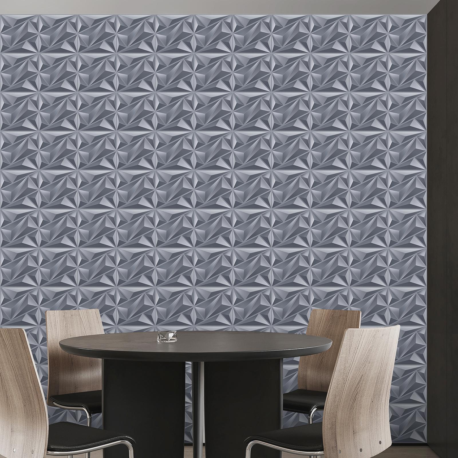 FLOLEOPA PVC Plastic 3D Wall Panels Waterproof Fire Resistant 11.8x11.8 Inches 1mm Thickness Modern Home Decor Ideal for Living Rooms Bedrooms Hotels Offices Game Rooms TV Feature Walls Geometric Patterns Easy Installation FLOLEOPA PVC Plastic 3D Wall Panels Waterproof Fire Resistant 11.8x11.8 Inches 1mm Thickness Modern Home Decor Ideal for Living Rooms Bedrooms Hotels Offices Game Rooms TV Feature Walls Geometric Patterns Easy Installation