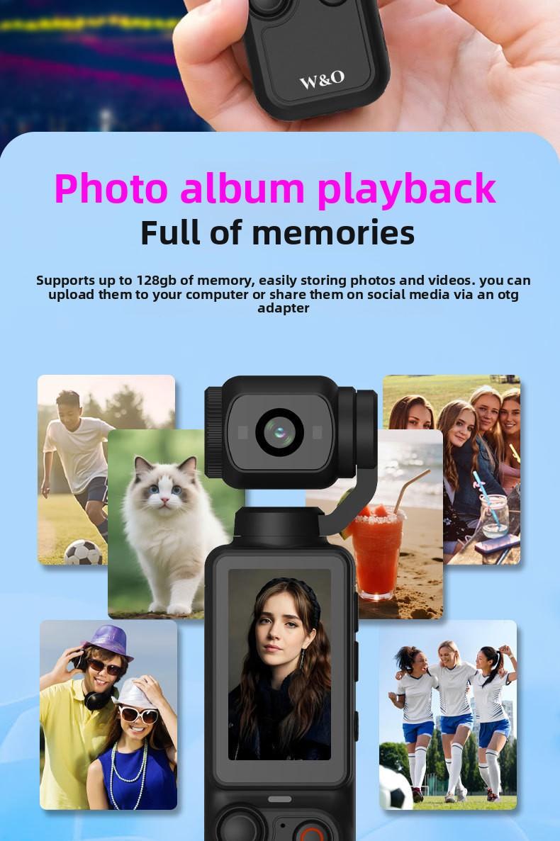 New Q7 HD Action Camera Outdoor Anti-Shake Handheld Portable Recording Vlog Travel Camera