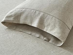 Simple&Opulence 100% Linen Pillowcase with Hand Drawing Hemstitch Pillow Cover Set of 2 Soft and Durable Simple&Opulence 100% Linen Pillowcase with Hand Drawing Hemstitch Pillow Cover Set of 2 Soft and Durable