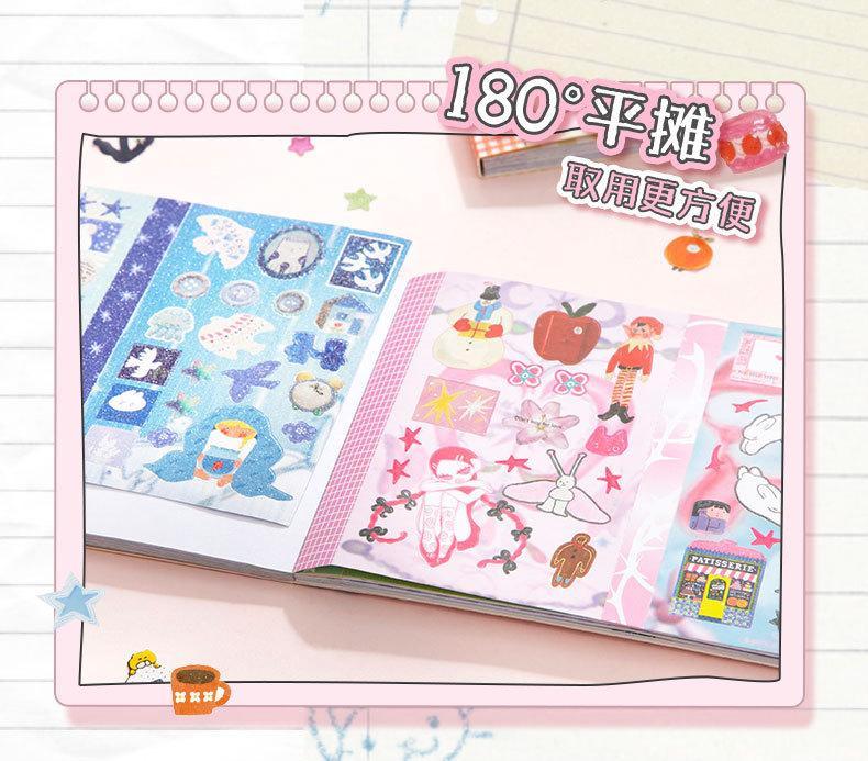 30Pcs Cute Sticker Book Laptop Decorative Stickers Aesthetic Scrapbooking Journaling Stickers Kids Gift Korean Stationery