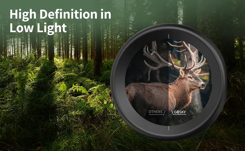 Yoelerey Updated 25-75x60 80mm Optic Zoom Spotting Scope for Adults - Bak4 Prism, Rubber Armor Grips, Durable Framework, Tripod, Mount, Carrying Bag, Quick Phone Holder, Cleaning Cloth - HD Green Hunt Gear for Bird Watching, Archery, Gifts for Hunters