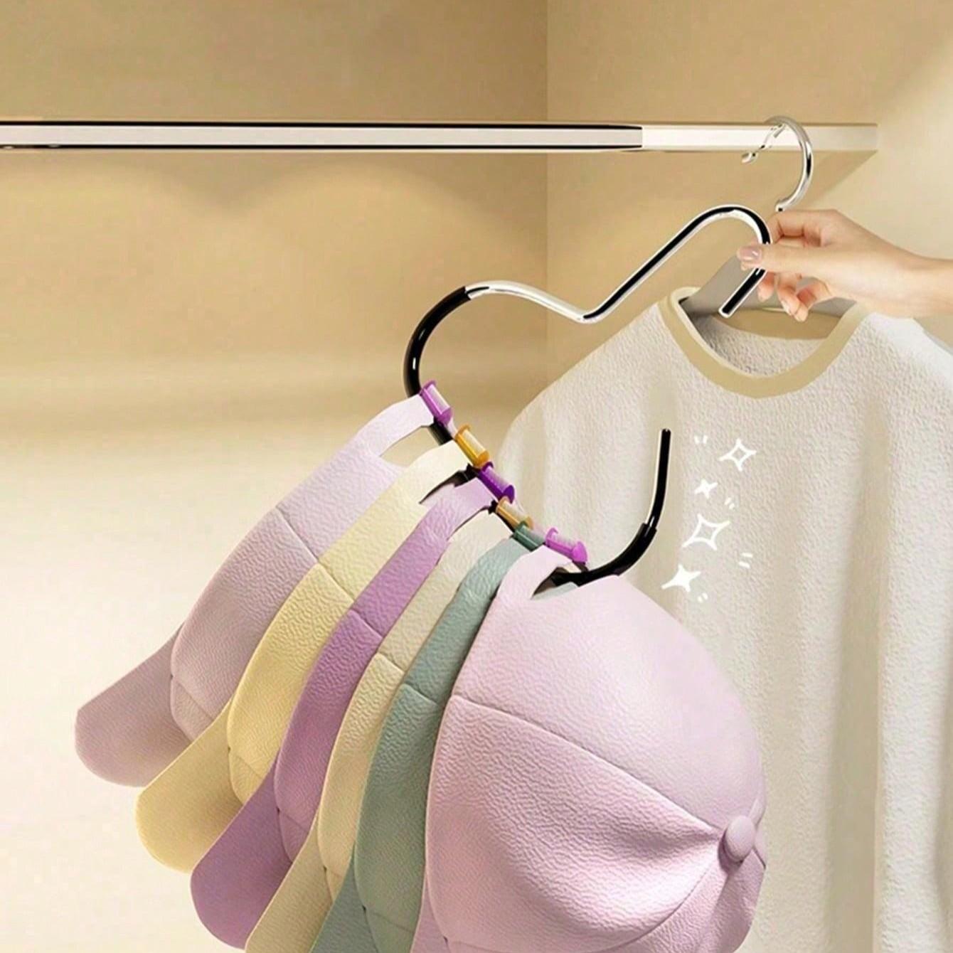 Multi-Functional Hat Display Rack for Wardrobe/cabinet, Space-Saving Wall/mounted Holder, Easy Installation, Protects Hats, Enhances Style