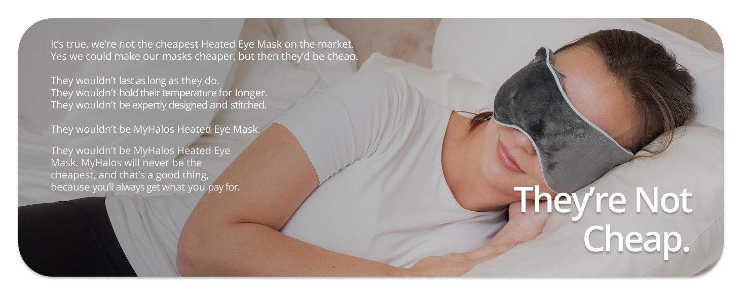 Dry eye hot compress eye mask - steam hot compress eye protection - auxiliary therapy for stye and chalazion - electric heating hot compress pad - treatment of blepharitis with damp heat eye mask