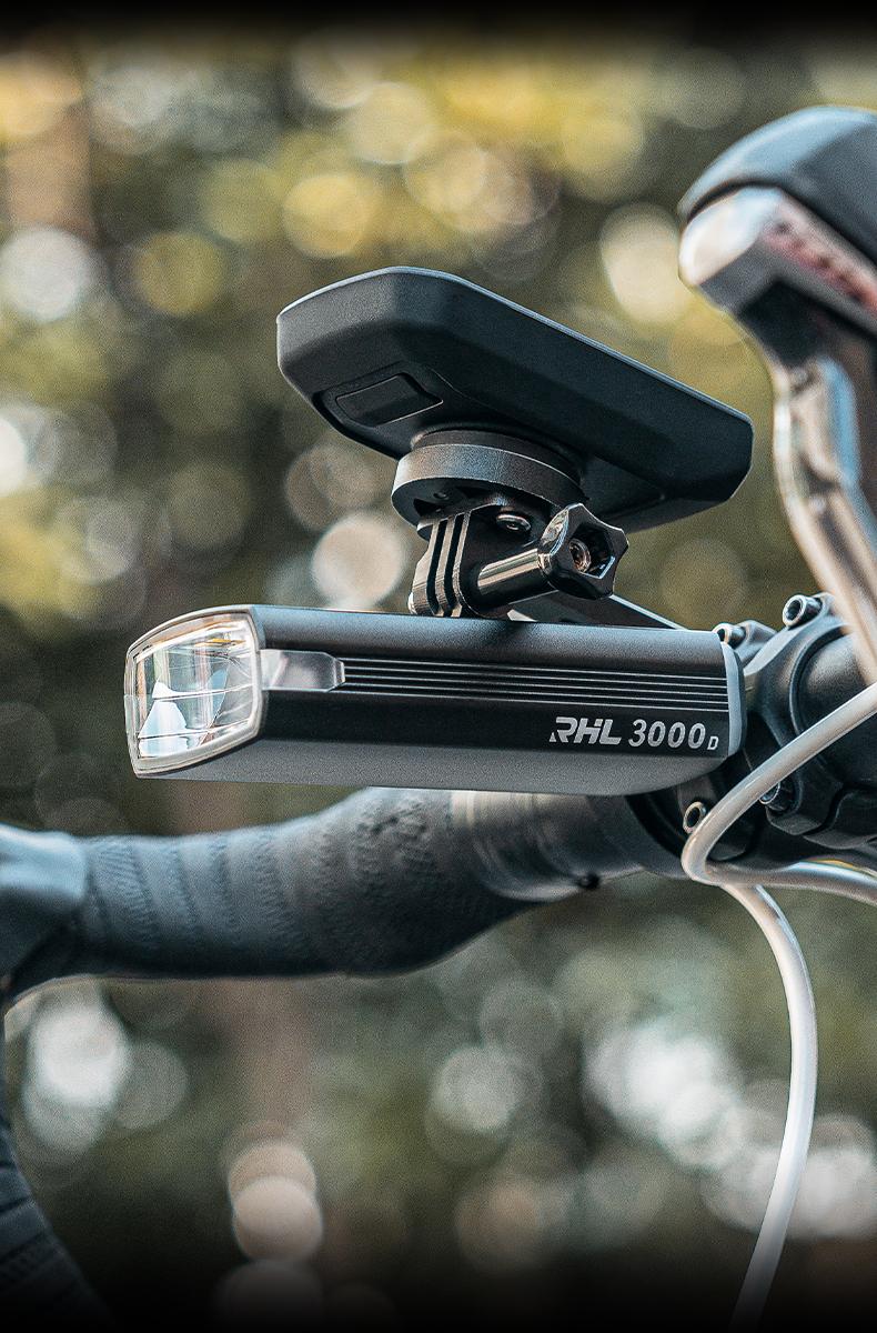 ROCKBROS 3000 Lumens USB-C Bike Light with 10000mAh Battery