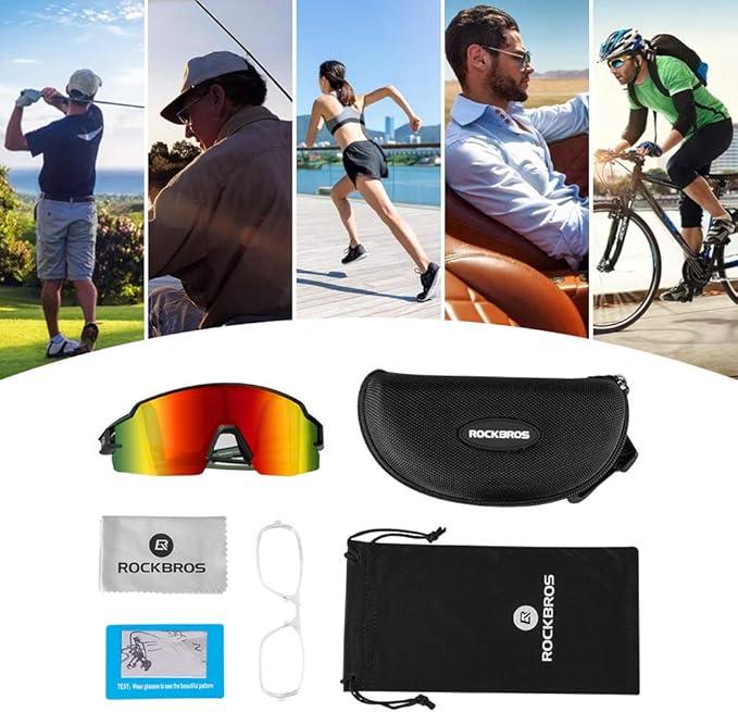 ROCKBROS Windproof Cycling Polarizing Sunglasses anti UV400 Dazzle Colorreal Film Lenses Outdoor Sports Sunglasses,Running Eye wear,Fashion Goggles For Unisex