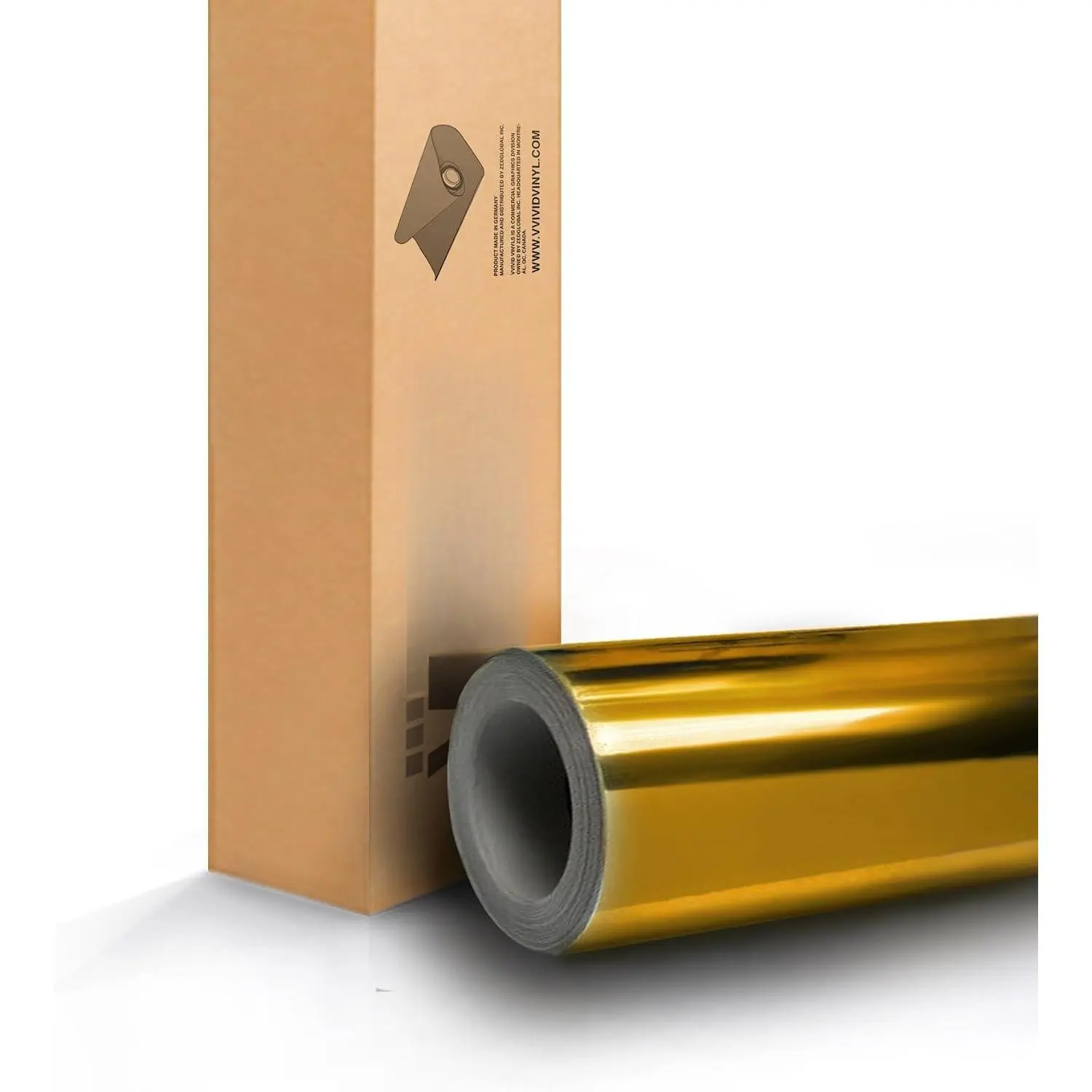 Gloss Chrome  Vinyl Wrap Adhesive Film Roll Air Release DIY Sheet (6 Inch x 60 Inch)