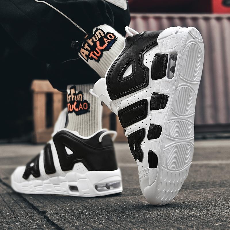 Unisex Fashion Casual Sports Shoes, Stylish Basketball Shoes, Shock Absorption Comfortable Shoes, Sizes 36-47, Men and Women