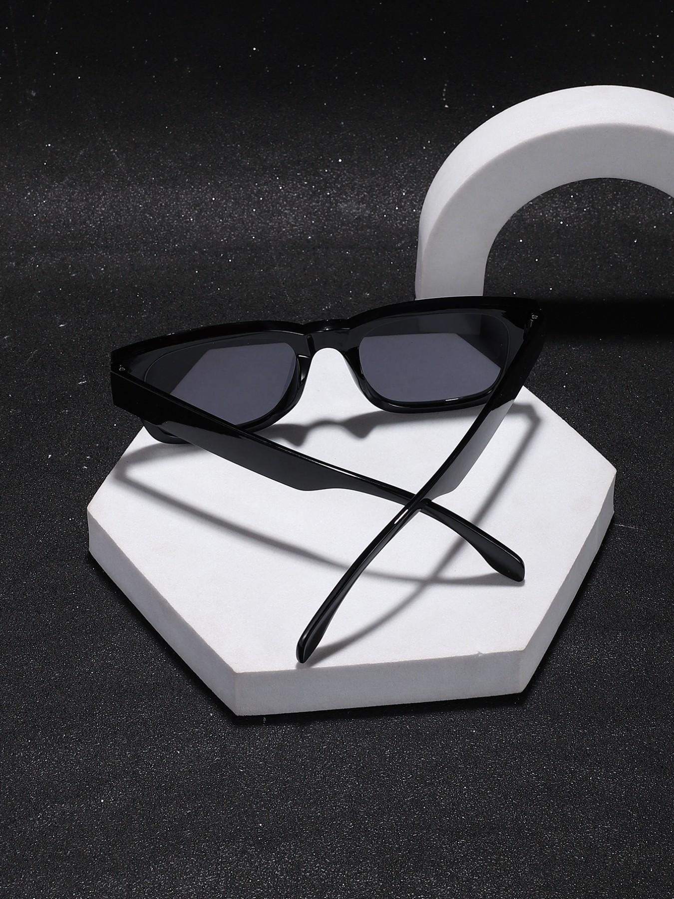 Men's Classic Square Frame Sunglasses, Lightweight Comfortable Fit, UV Protection, Ideal for Outdoor Sports, All Seasons, High Quality Sunglasses