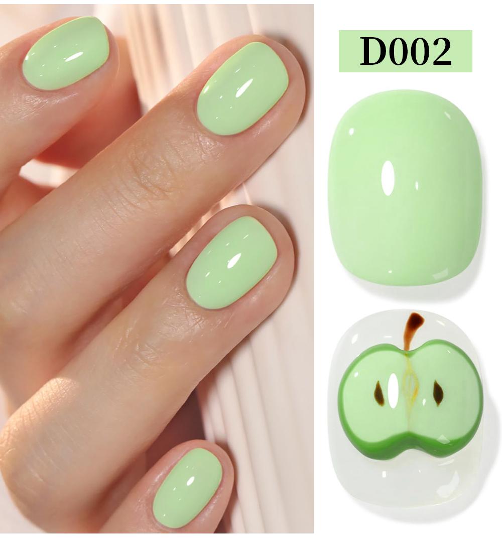 AWStorG 2Pcs/Set 15ml High Pigmented, Trendy Blue & Green Nail Gel, Soak-Off LED/UV, Vibrant Colors DIY Home Salon Nail Art