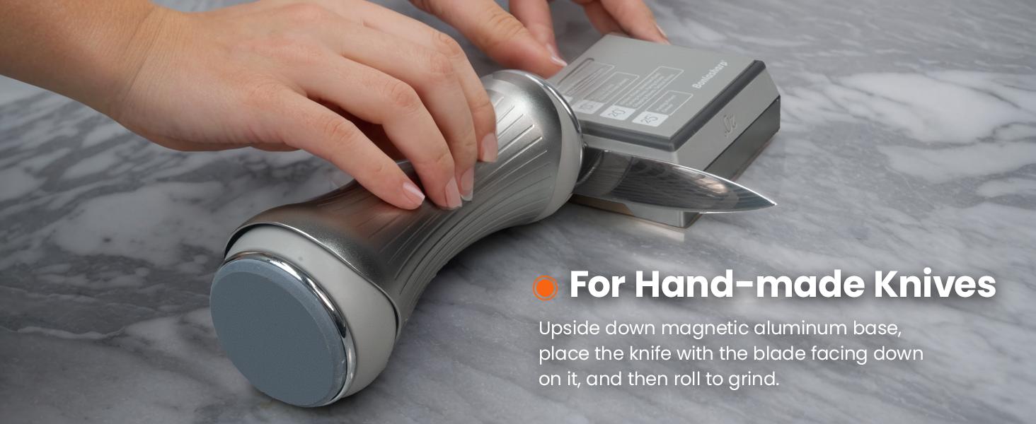 Bonlashrp Rolling Knife Sharpener Aluminum Alloy Gripable Blade Sharpener 360 & 600 Diamond and Strong Magnetic Base Knife Sharpening Kit With 15/18/20/25° Kitchen Knife Sharpener Works for Most Luxury Knife Bonlashrp Rolling Knife Sharpener Aluminum Alloy Gripable Blade Sharpener 360 & 600 Diamond and Strong Magnetic Base Knife Sharpening Kit With 15/18/20/25° Kitchen Knife Sharpener Works for Most Luxury Knife