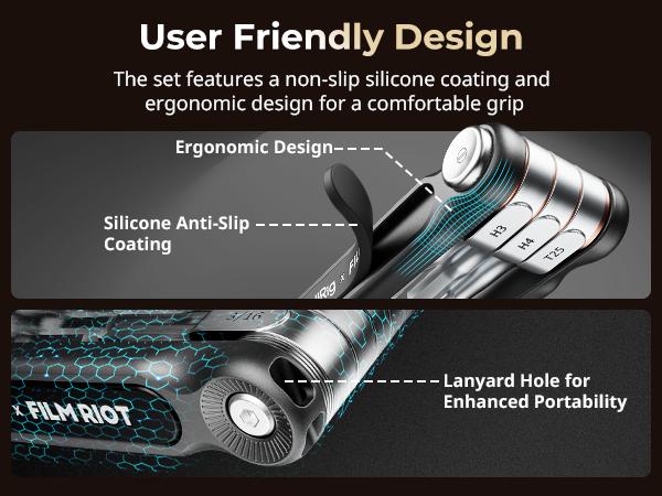 SmallRig x FILM RIOT Folding Tool Set with Screwdrivers and Hex Key Wrenches, Multiple Angle Positioning, Portable and Compact Design