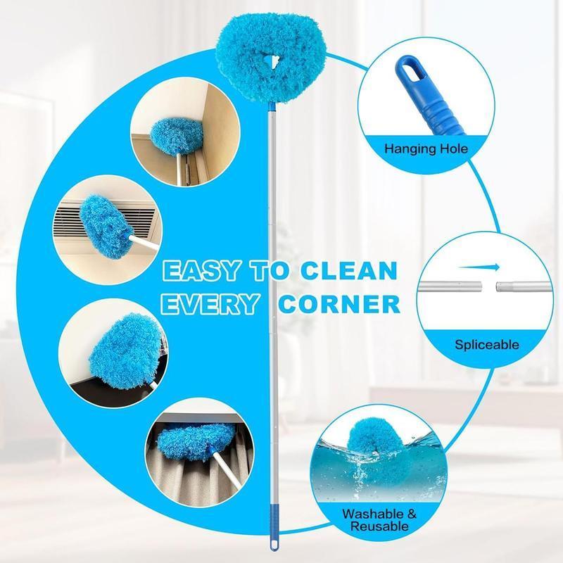 Ceiling Fan Cleaner Duster, Dust Removal BrushHouseholdltems Cleaning Supplies Removable& Washable MicrofiberCeiling & Fan Duster,Summer Essentials, House CleaningTools,Home Essentials Ceiling Fan Cleaner Duster, Dust Removal BrushHouseholdltems Cleaning Supplies Removable& Washable MicrofiberCeiling & Fan Duster,Summer Essentials, House CleaningTools,Home Essentials