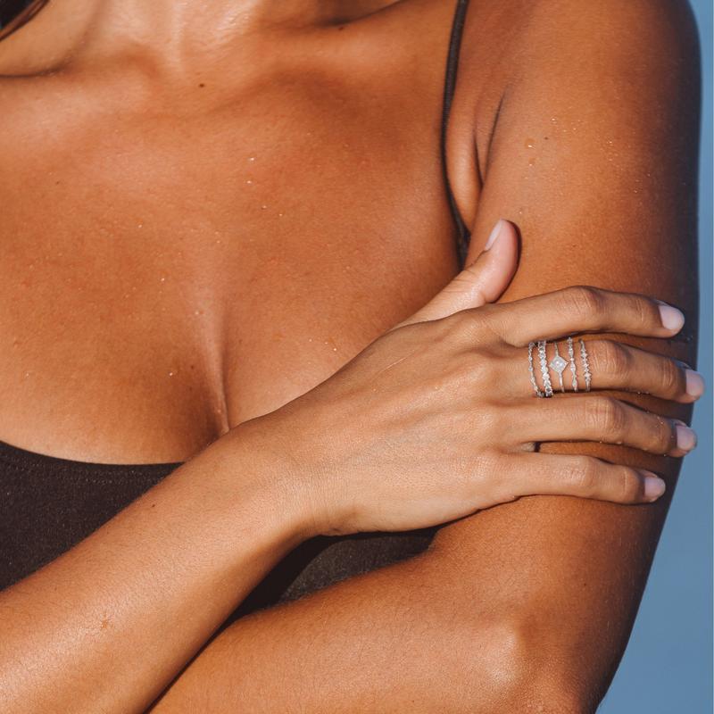 Tewiky&Dearmay Stackable Rings for Women, Dainty Rings Set Thumb Fashion Thin Cubic Zirconia Simple Unique Statement Ring Pack Women Jewlery 6/7/8/9/10 Tewiky&Dearmay Stackable Rings for Women, Dainty Rings Set Thumb Fashion Thin Cubic Zirconia Simple Unique Statement Ring Pack Women Jewlery 6/7/8/9/10