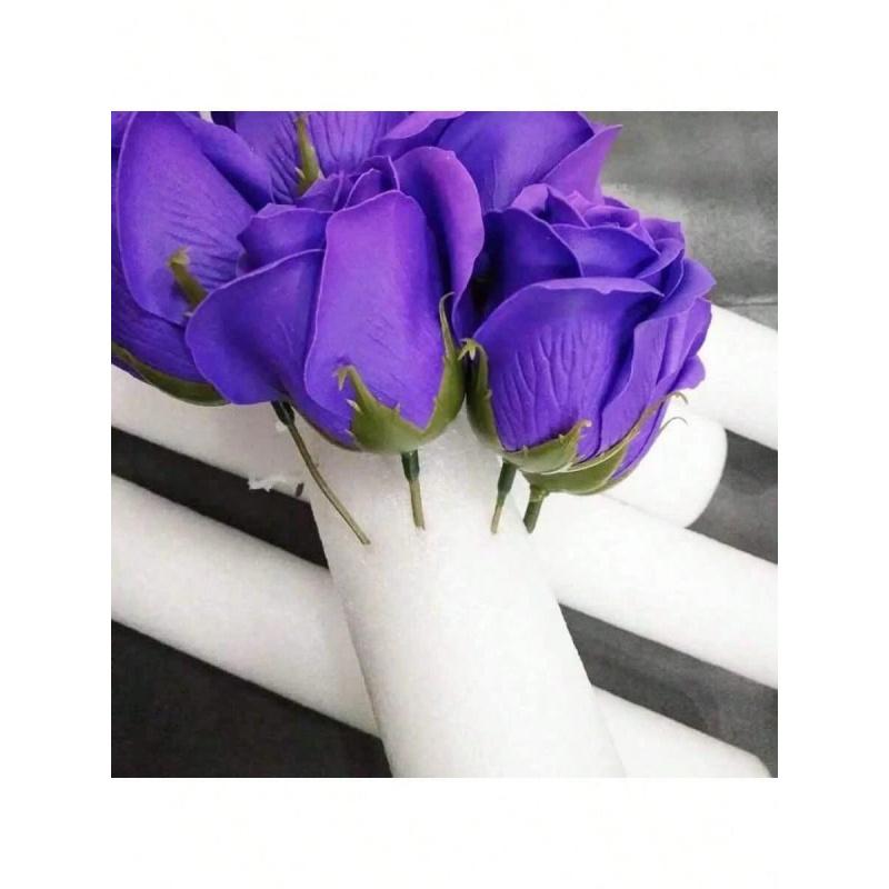4 Pack Cylindrical Floral Foam Rods, Creative Floral Arrangement Sticks, DIY Floral Decoration, Sturdy Base Support For Fresh Flowers, DIY Bouquet Craft Supplies