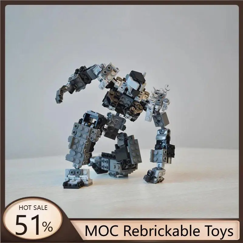 Hot 212 Parts MOC Creative Technology Building Block Mech Frame Character Model Educational Abssembly Toy For Boys Birthday Gift