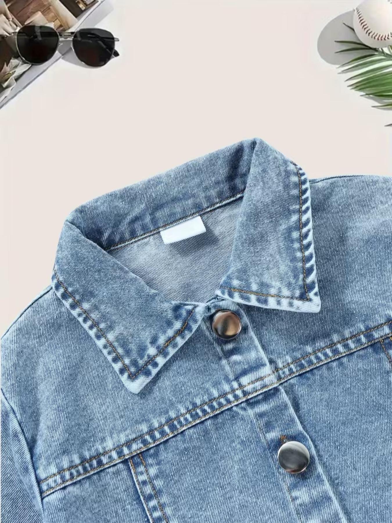 Back-To-School Sweet Cool Girl, K-Pop Girl Group Jeans Set, Y2K Retro Cartoon Print, Cute and Comfortable, Tiktok Trendy Ootd