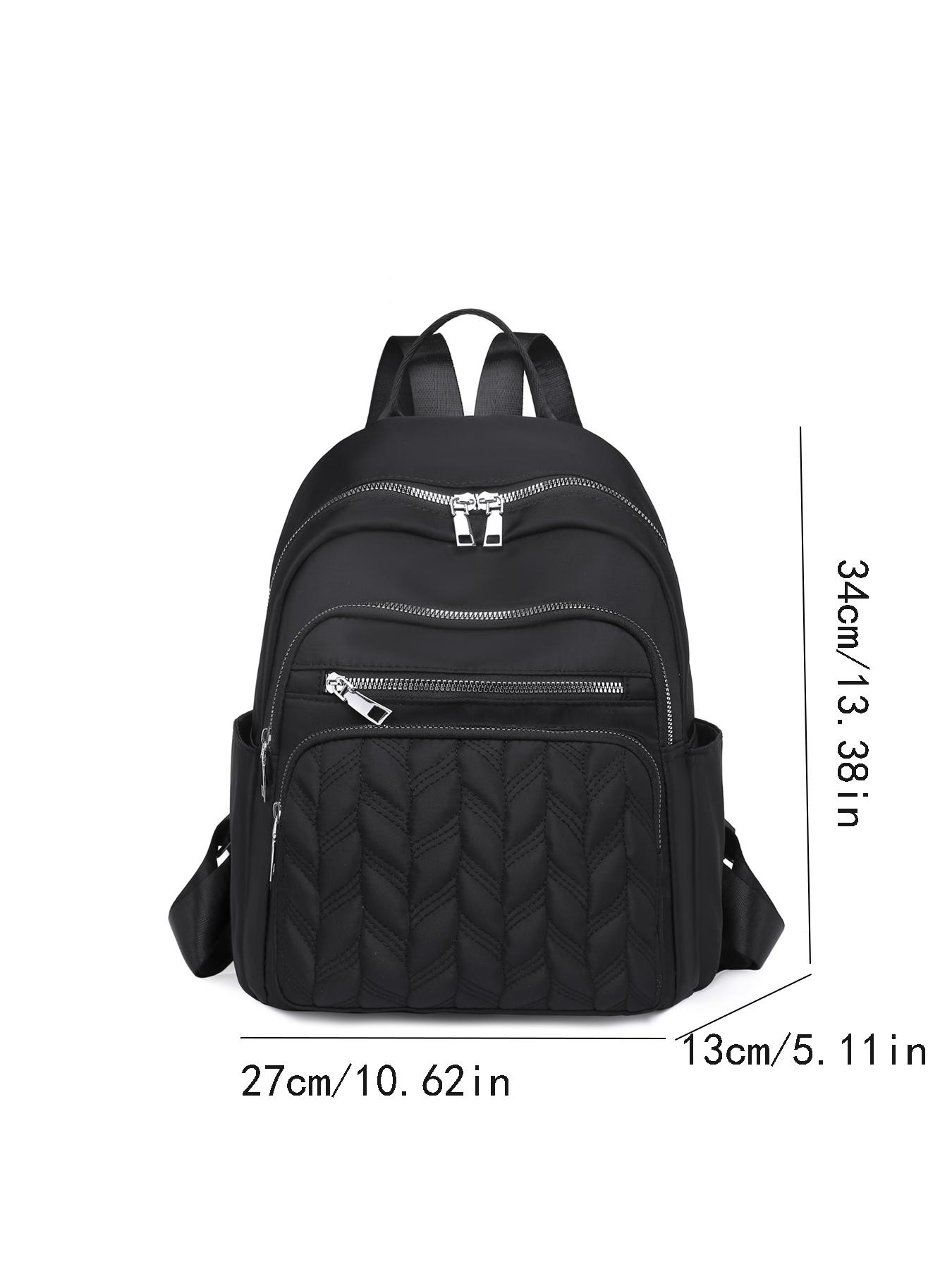 Women's Oxford Cloth Backpack, Large Capacity Anti-Theft Laptop Bag, Travel & Casual Fashion Bookbag, Student & Mommy Shoulder Bag, Casual Lightweight Backpack