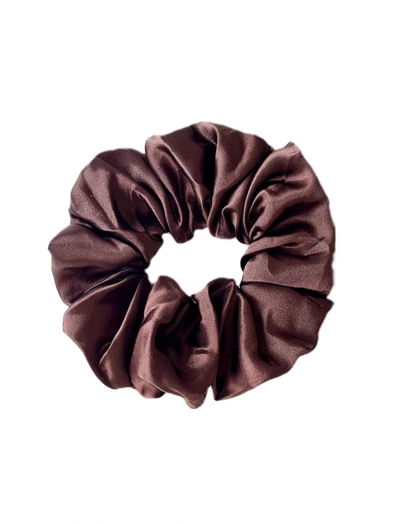 6-Pack High-End Chiffon Hair Ties, Effortlessly Captures Lazy Aesthetic, Perfect for Daily Commute, Simple and Gentle Design